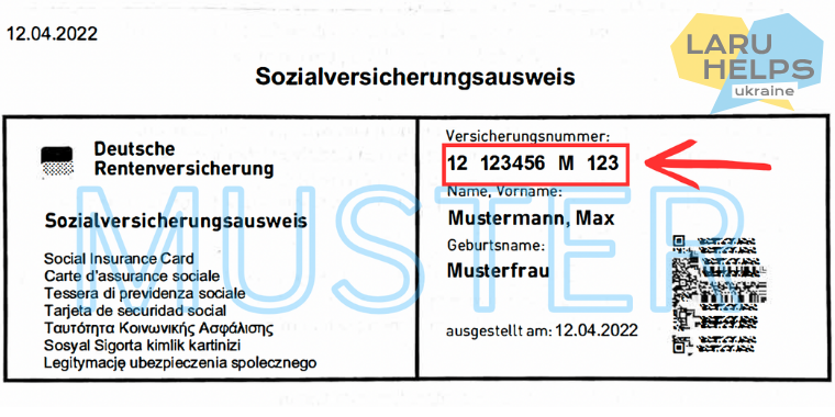 Sozialversicherungsnummer