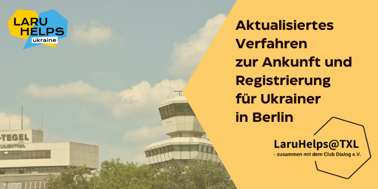 Neues Verfahren zur Ankunft und Registrierung für ukrainische Staatsbürger in Berlin ab dem 1.12.2025!